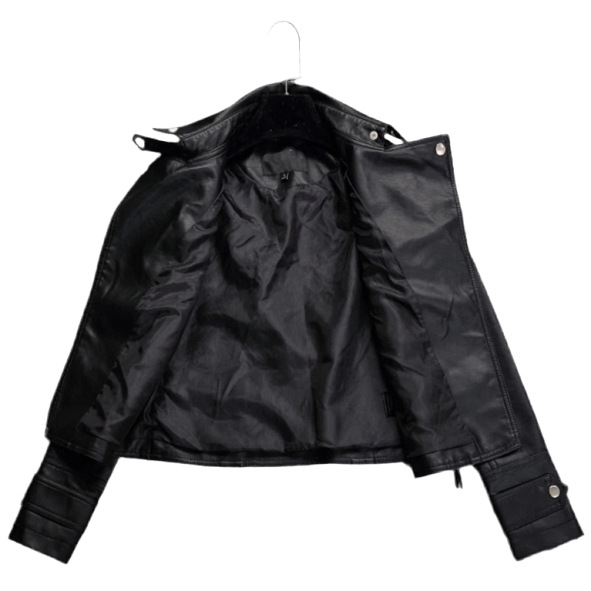 Chic Leather Moto Jacket (2024)