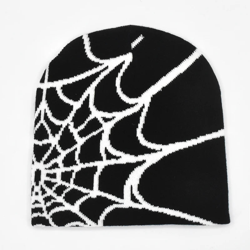 Acrylic Y2K Spider Pattern Beanie (2022)