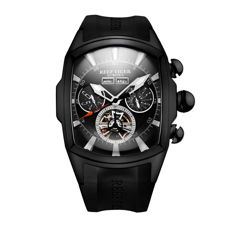 Reef Tiger 'Relogio Masculino' Tourbillion Sport Watch