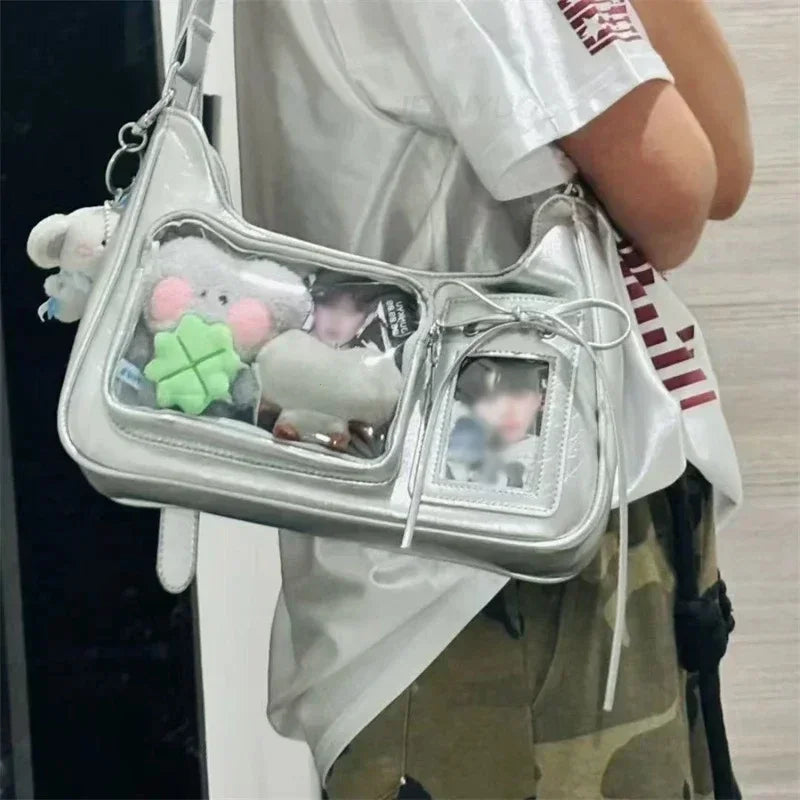 Y2K Transparent Harajuku Crossbody Bag