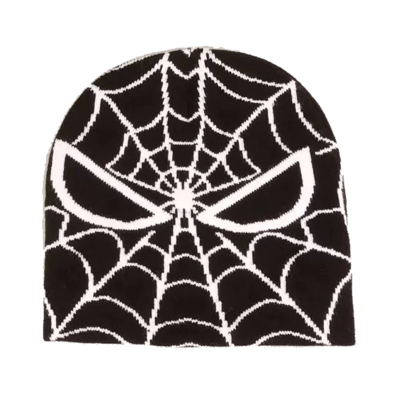 Acrylic Y2K Spider Pattern Beanie (2022)