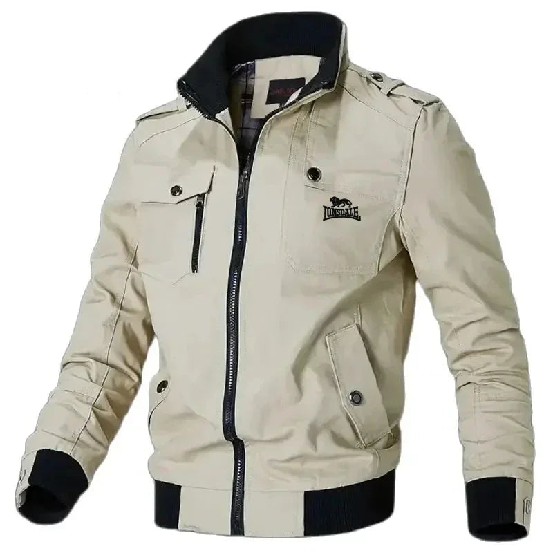 Multi-functional Embroidered Cotton Varsity Jacket (2024)