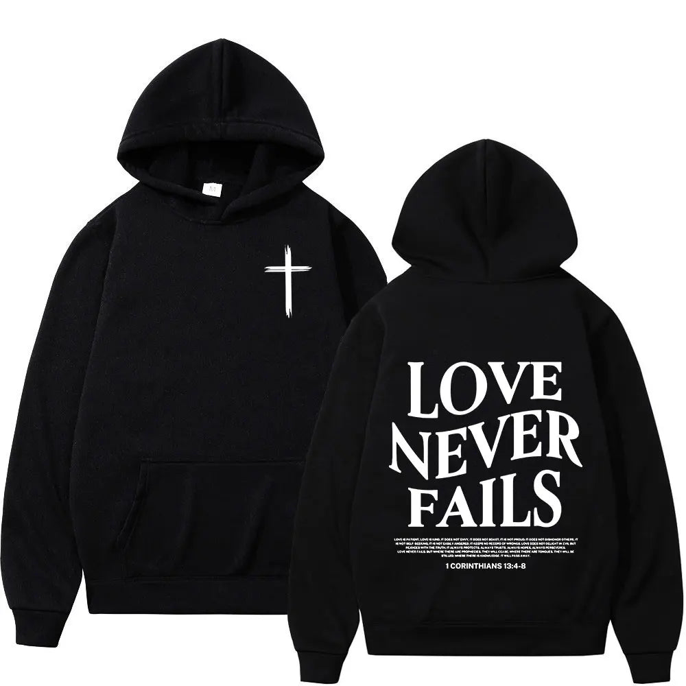 Christian 'Faith Over Fear' Bible Verse Hoodies