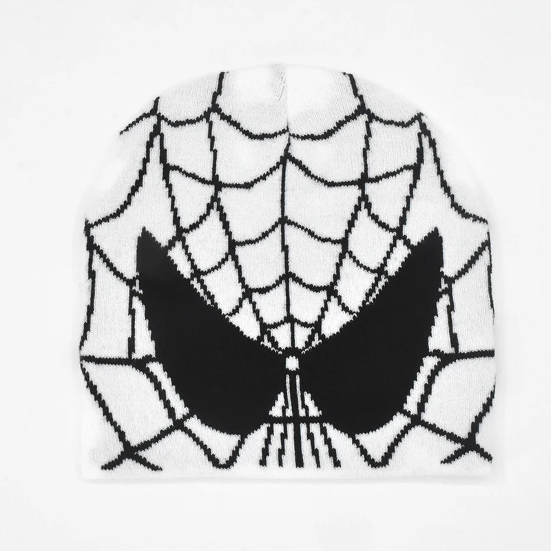 Acrylic Y2K Spider Pattern Beanie (2022)