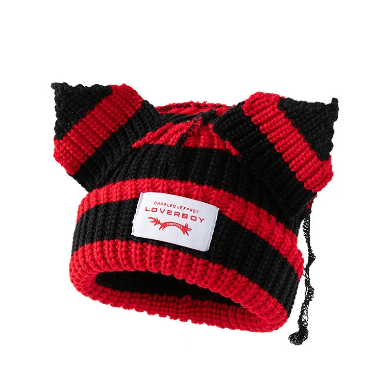 Y2K Cute Ear Personality Beanie
