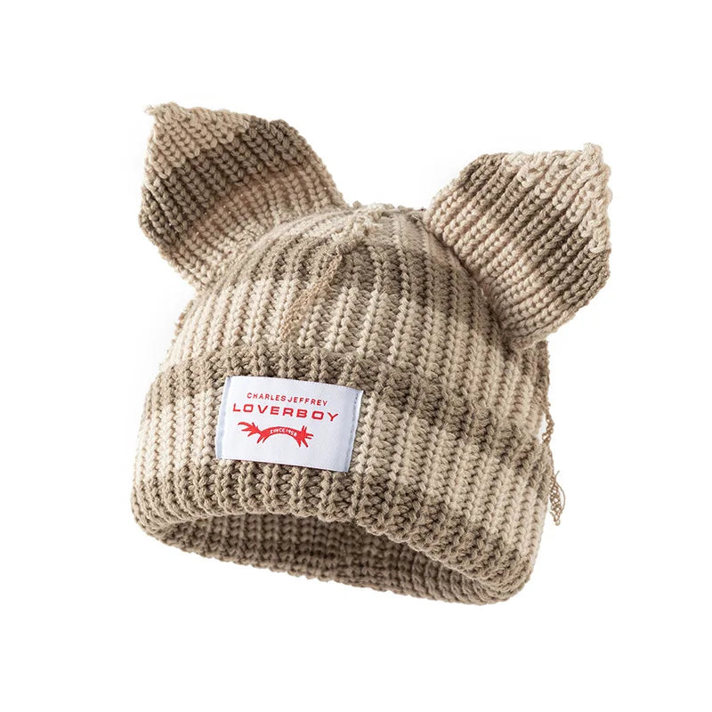Y2K Cute Ear Personality Beanie