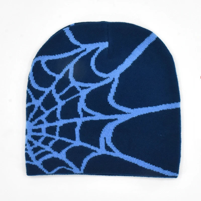 Acrylic Y2K Spider Pattern Beanie (2022)