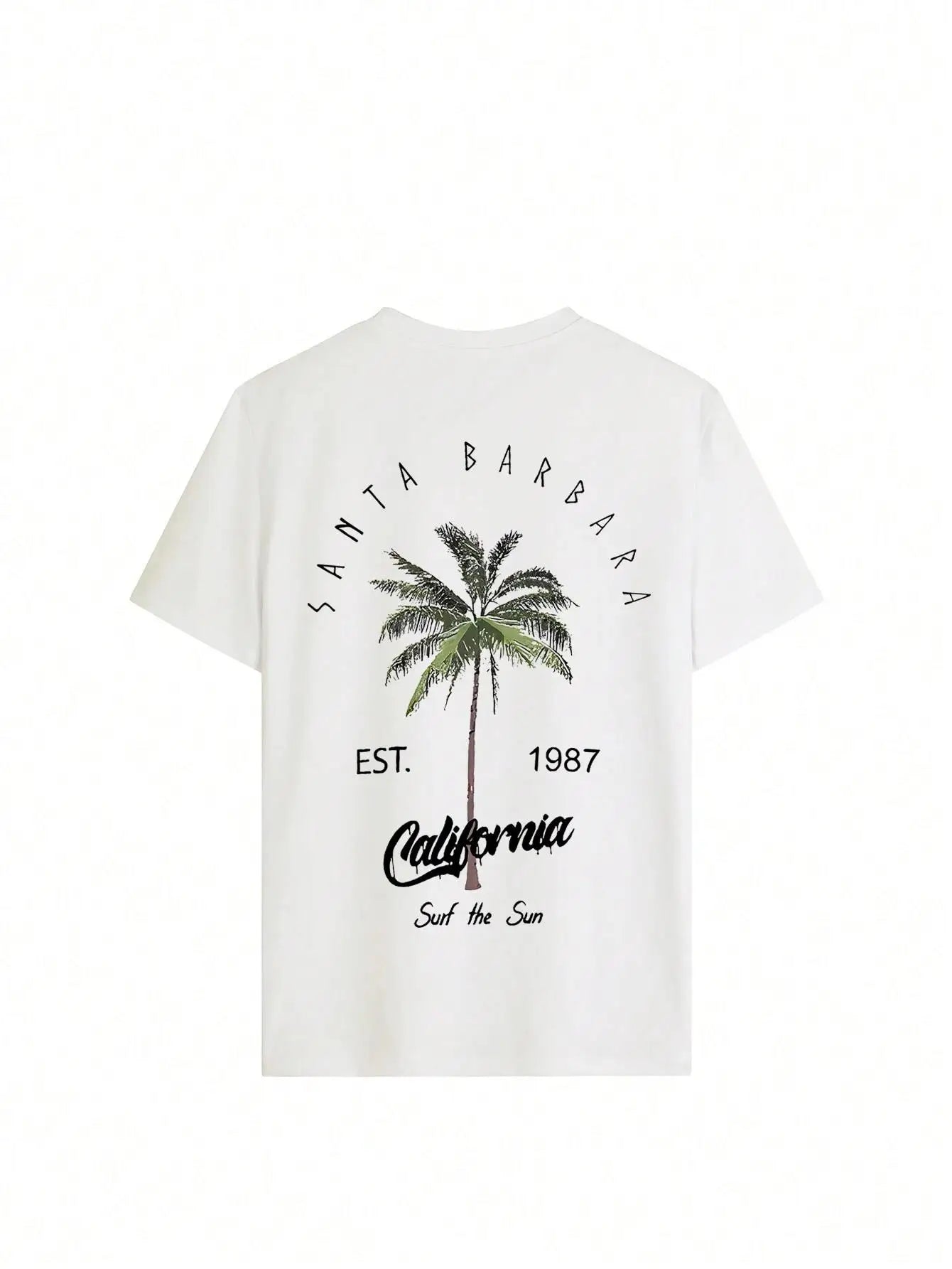 Cotton California Coconut Palm Tee