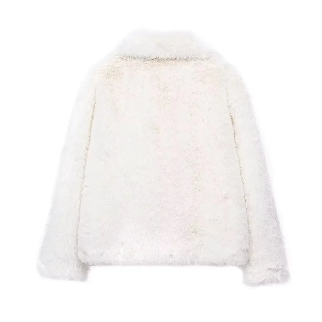 Plush Faux Fur Coat (2024)