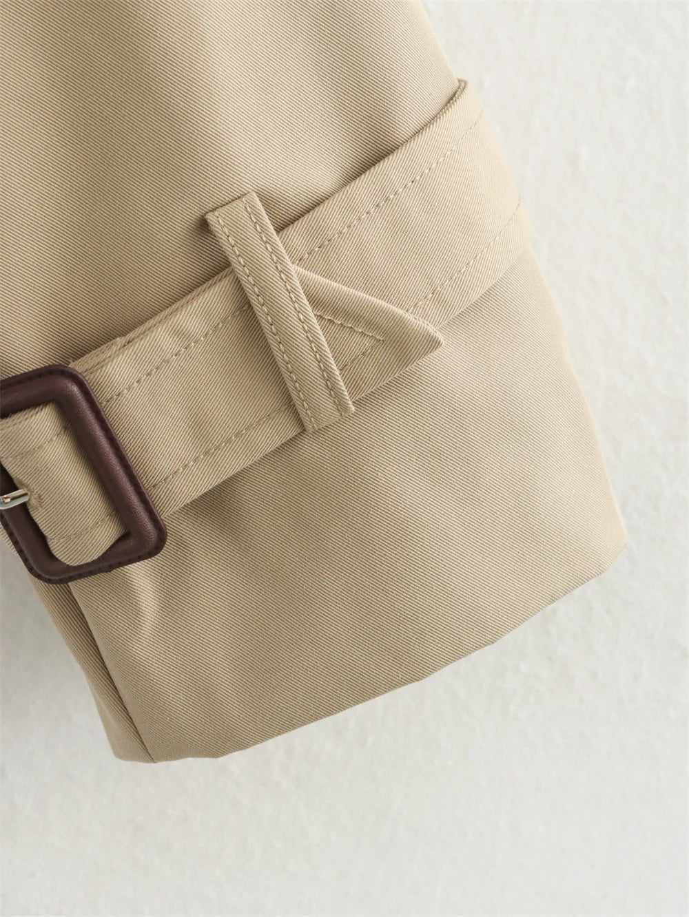 Chic Cropped Trench Jacket
