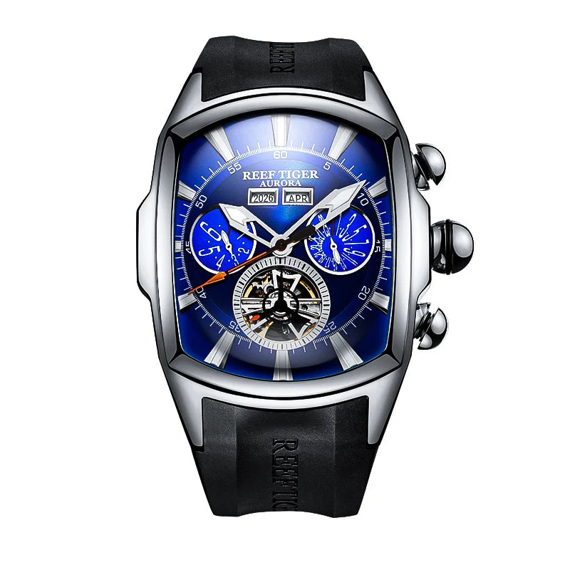 Reef Tiger 'Relogio Masculino' Tourbillion Sport Watch