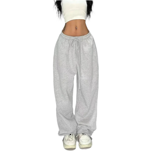 Y2K Lace-Up Baggy Sweatpants