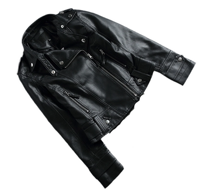 Chic Leather Moto Jacket (2024)