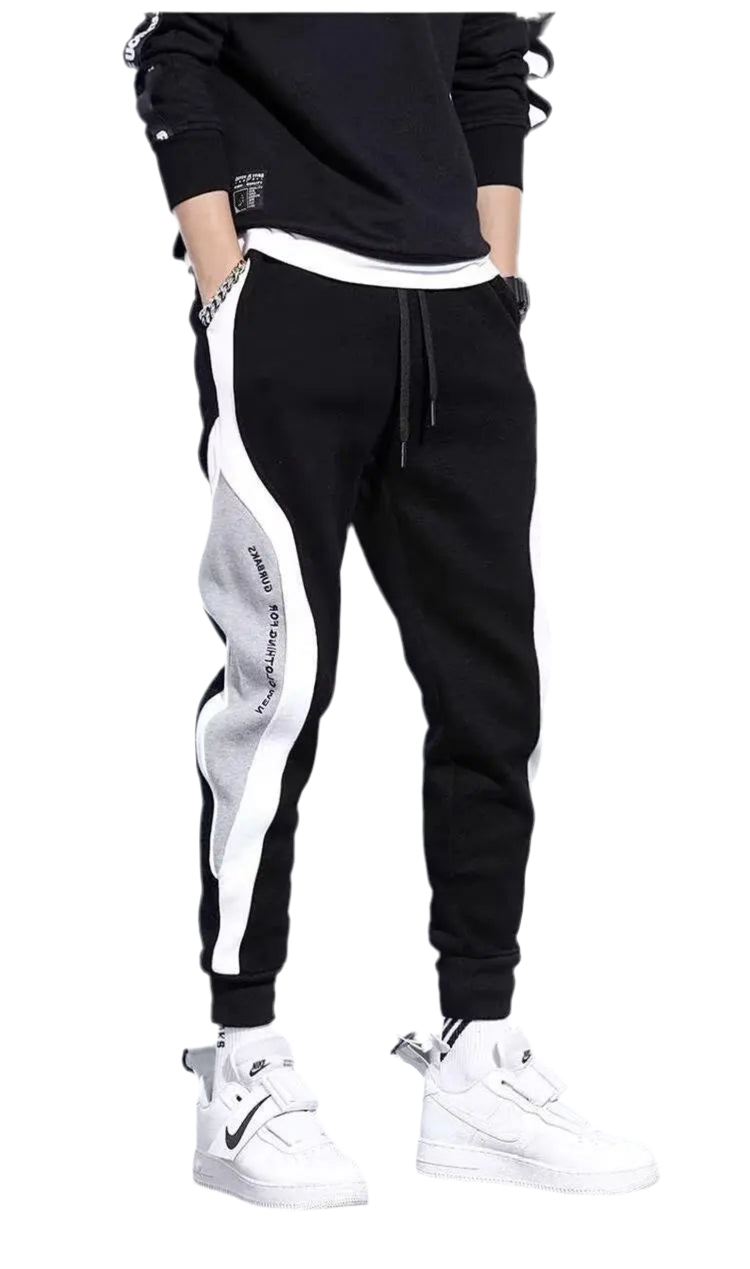 Black Streetwear Joggers