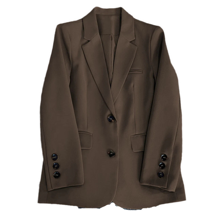 Chic Slim Brown Blazer