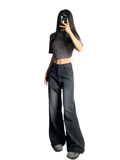 Y2K Vintage Bell-Bottom Jeans