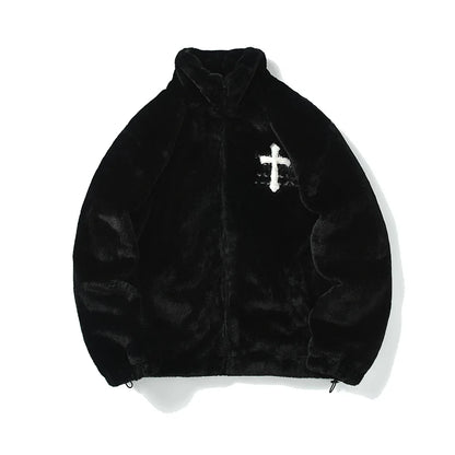 American Cross Street Faux Fur Jacket