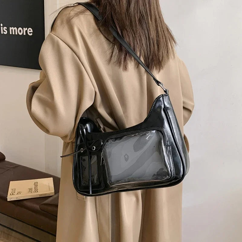 Y2K Transparent Harajuku Crossbody Bag