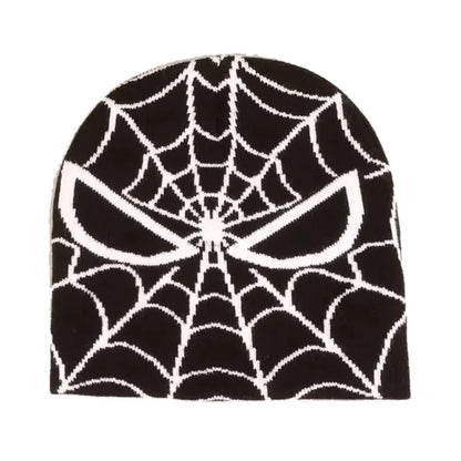 Acrylic Y2K Spider Pattern Beanie (2022)