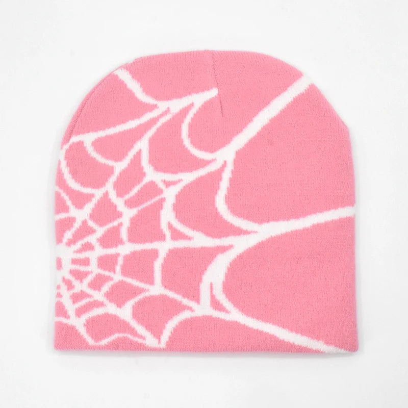 Acrylic Y2K Spider Pattern Beanie (2022)