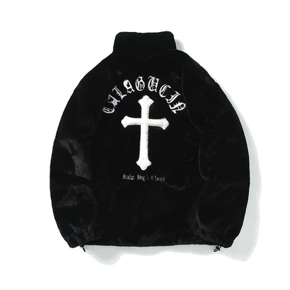 American Cross Street Faux Fur Jacket