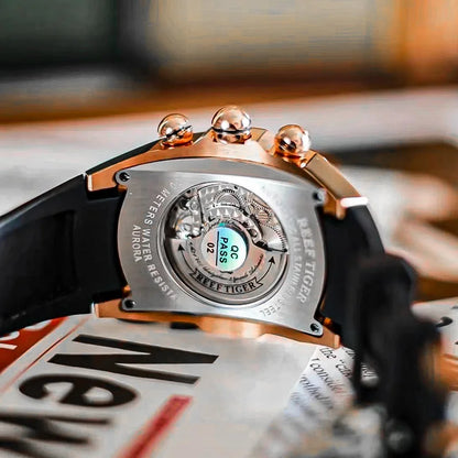 Reef Tiger 'Relogio Masculino' Tourbillion Sport Watch