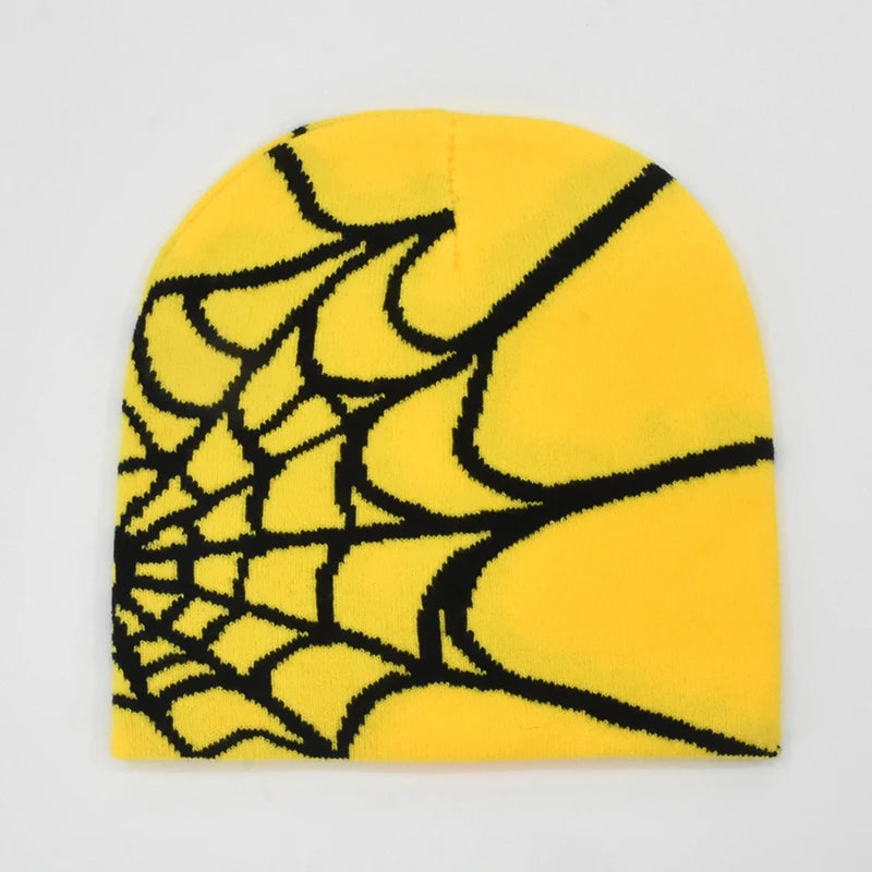 Acrylic Y2K Spider Pattern Beanie (2022)
