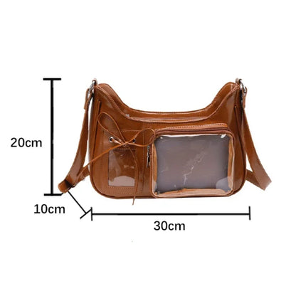 Y2K Transparent Harajuku Crossbody Bag