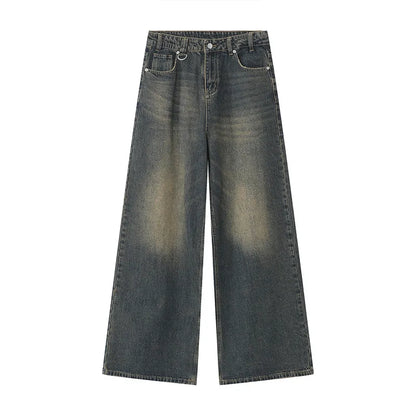 Washed Loose Fit Denim Jeans