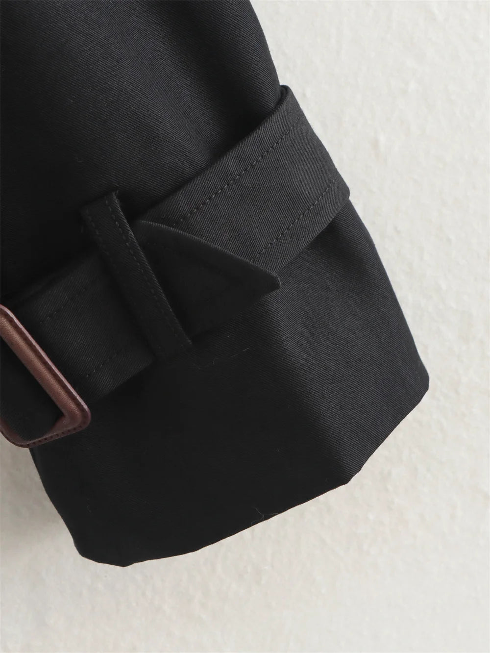 Chic Cropped Trench Jacket
