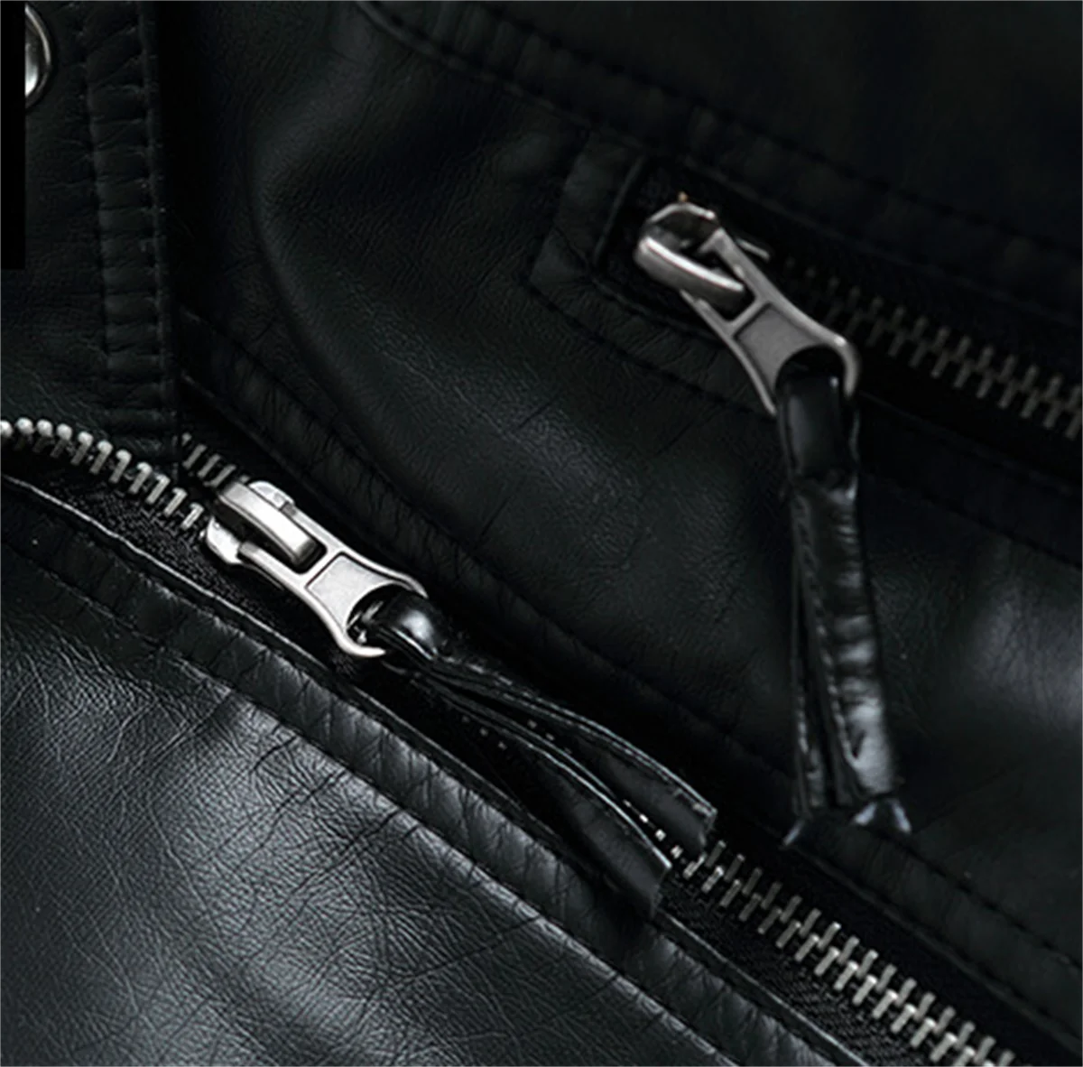 Chic Leather Moto Jacket (2024)