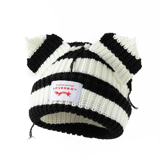 Y2K Cute Ear Personality Beanie
