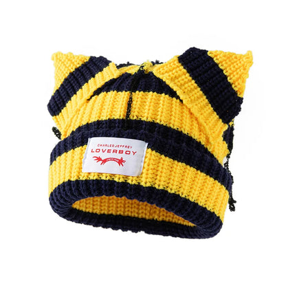 Y2K Cute Ear Personality Beanie