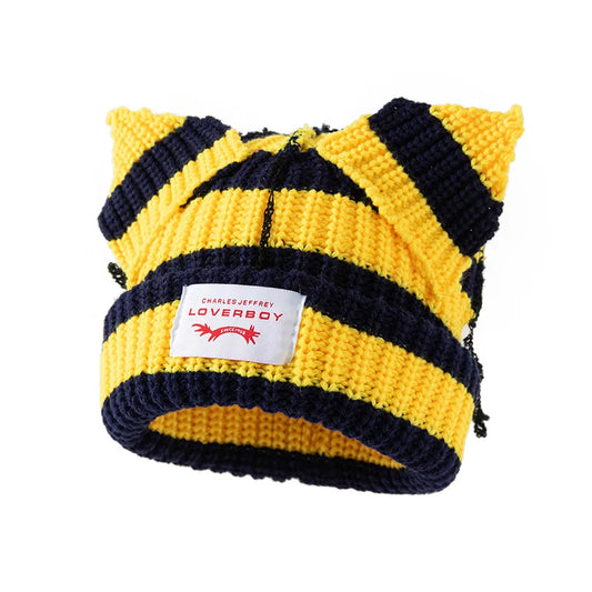 Y2K Cute Ear Personality Beanie