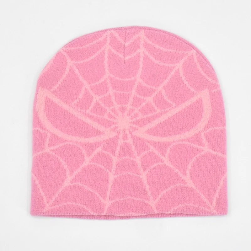 Acrylic Y2K Spider Pattern Beanie (2022)