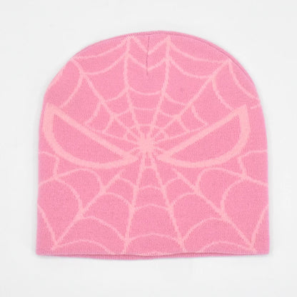 Acrylic Y2K Spider Pattern Beanie (2022)