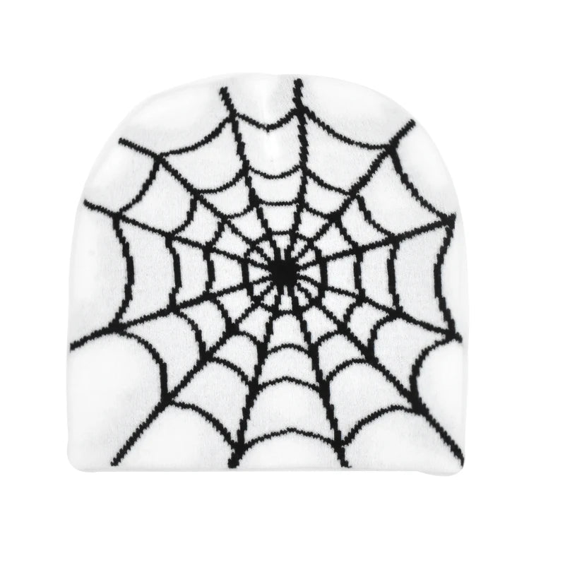 Acrylic Y2K Spider Pattern Beanie (2022)