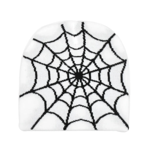 Acrylic Y2K Spider Pattern Beanie (2022)