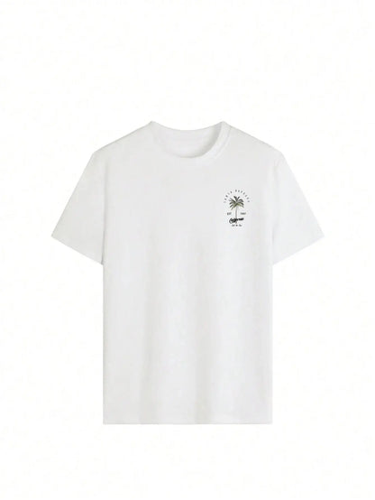 Cotton California Coconut Palm Tee
