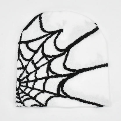 Acrylic Y2K Spider Pattern Beanie (2022)