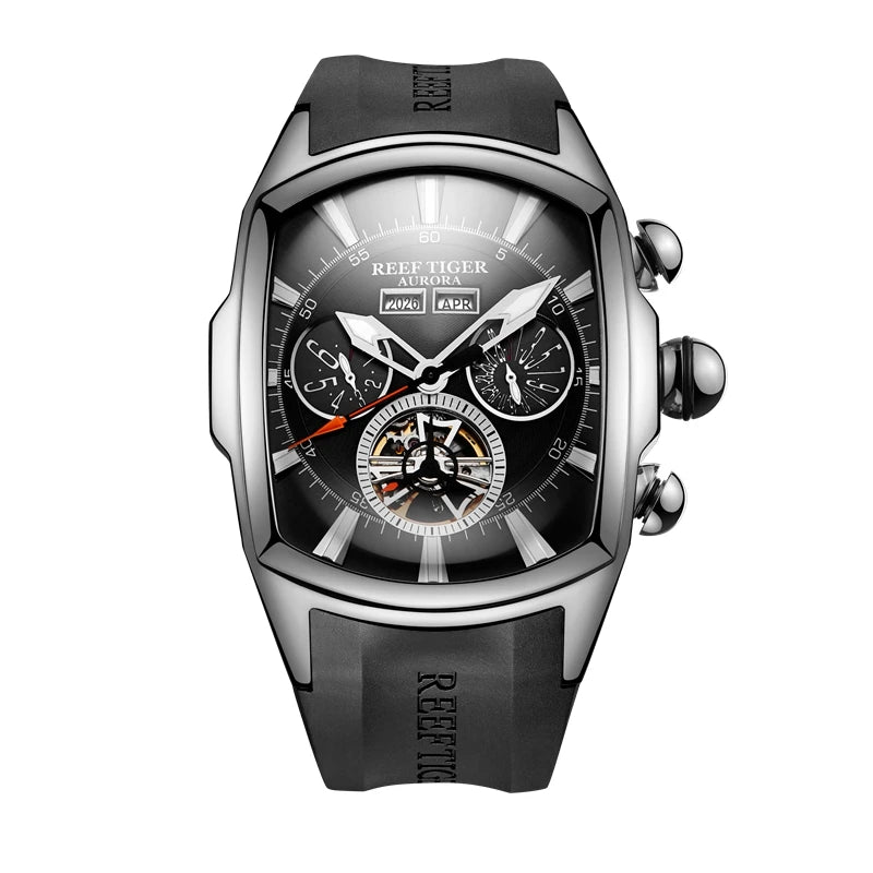 Reef Tiger 'Relogio Masculino' Tourbillion Sport Watch