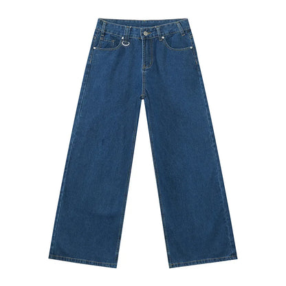 Washed Loose Fit Denim Jeans