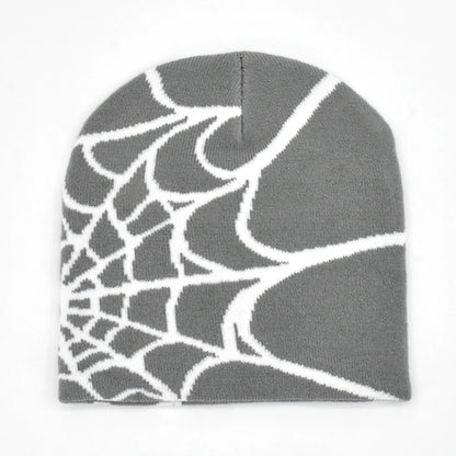 Acrylic Y2K Spider Pattern Beanie (2022)