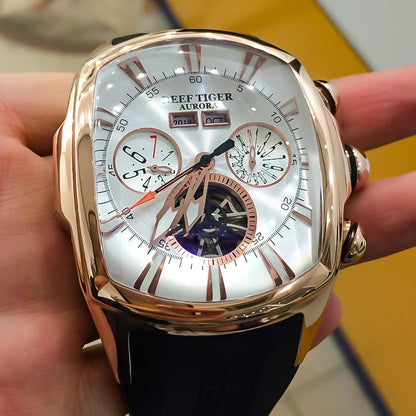 Reef Tiger 'Relogio Masculino' Tourbillion Sport Watch