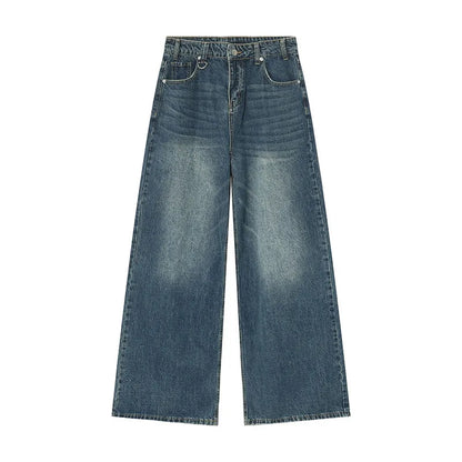 Washed Loose Fit Denim Jeans