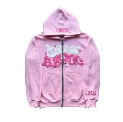 American Retro Star Zipper Hoodie
