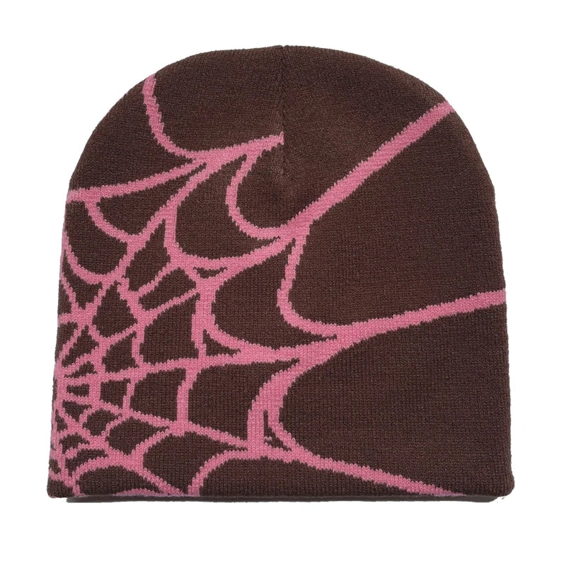 Acrylic Y2K Spider Pattern Beanie (2022)