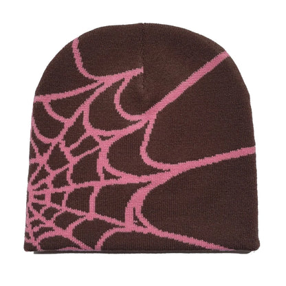 Acrylic Y2K Spider Pattern Beanie (2022)