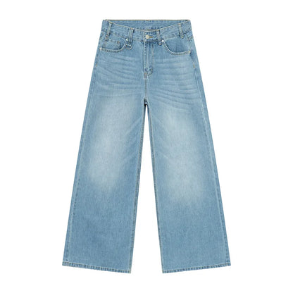 Washed Loose Fit Denim Jeans