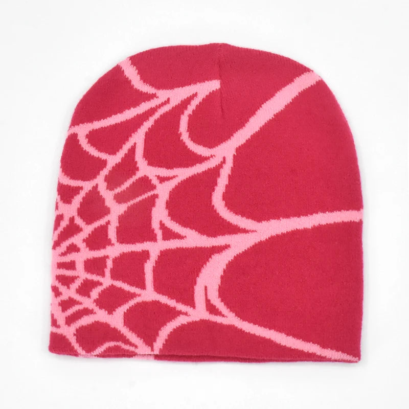Acrylic Y2K Spider Pattern Beanie (2022)